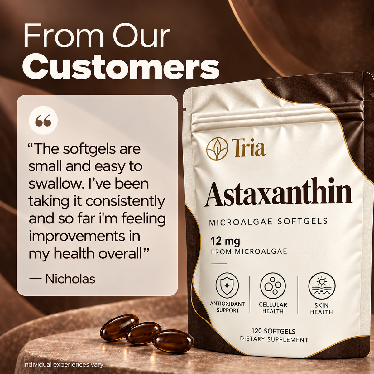 Tria® Astaxanthin Soft Gels