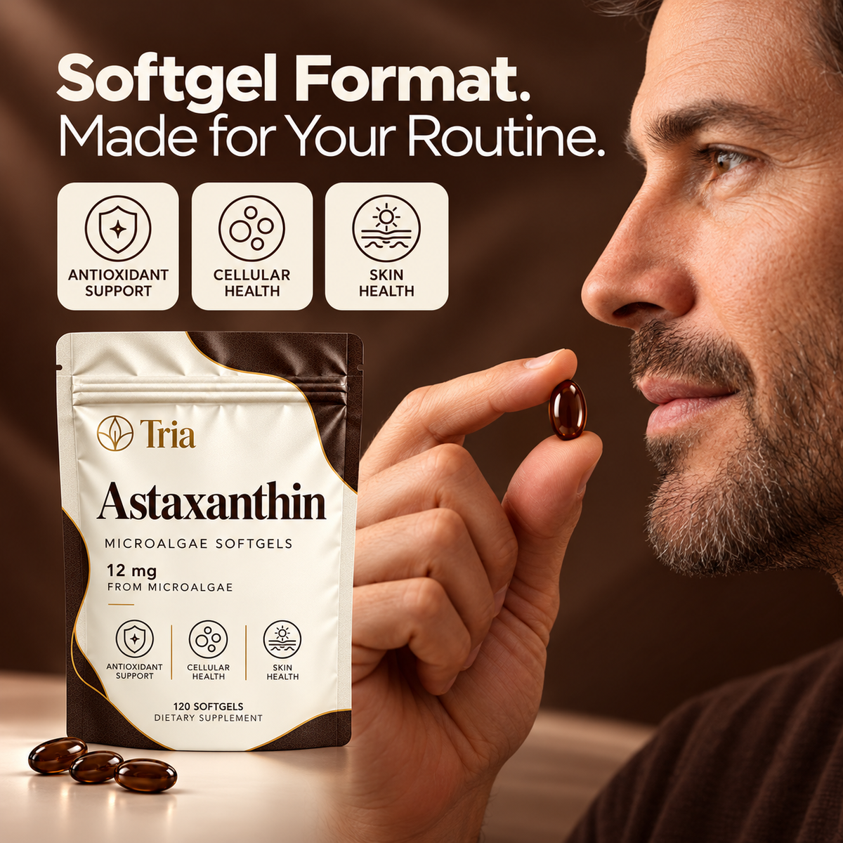 Tria® Astaxanthin Soft Gels