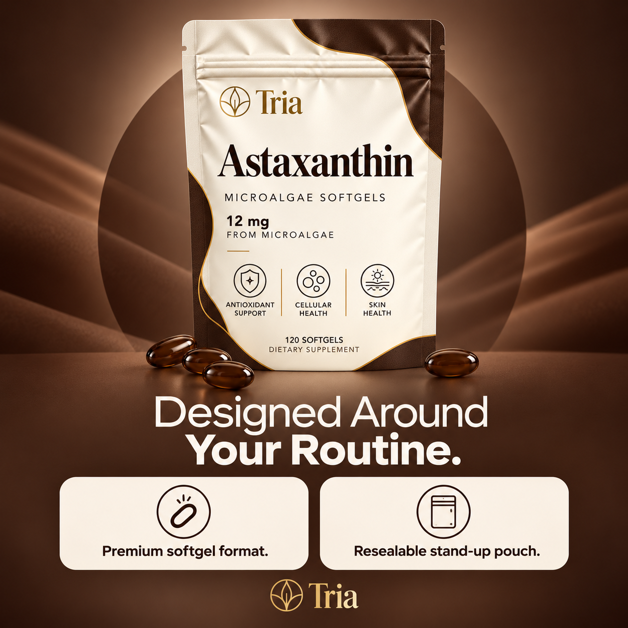 Tria® Astaxanthin Soft Gels