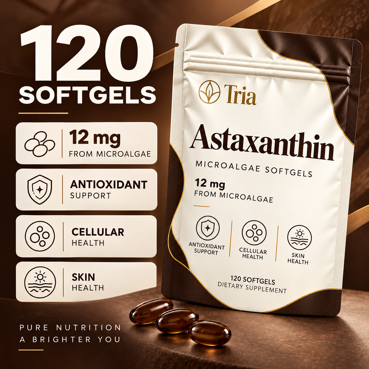 Tria® Astaxanthin Soft Gels