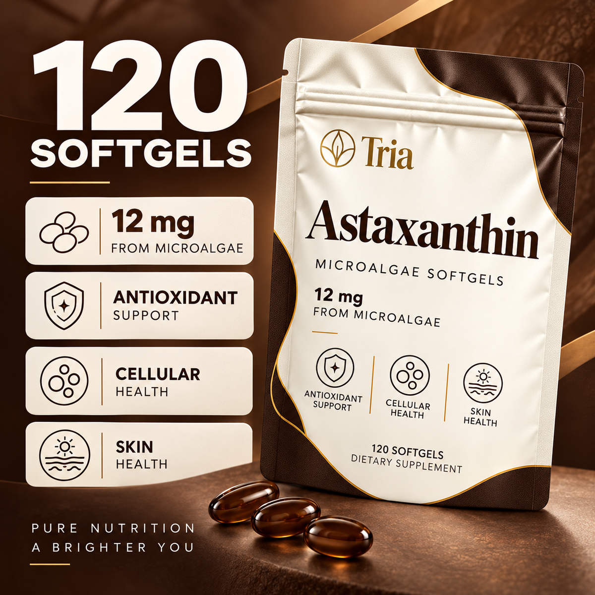 Tria® Astaxanthin Soft Gels
