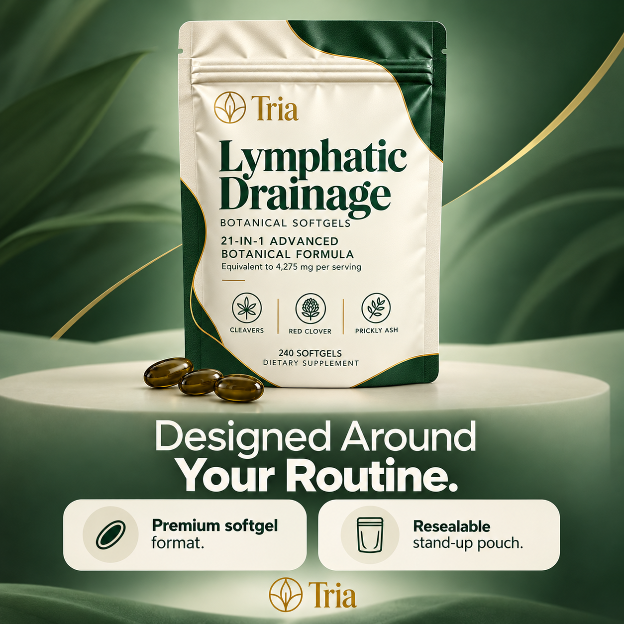 Tria® Lymphatic Drainage Soft Gels