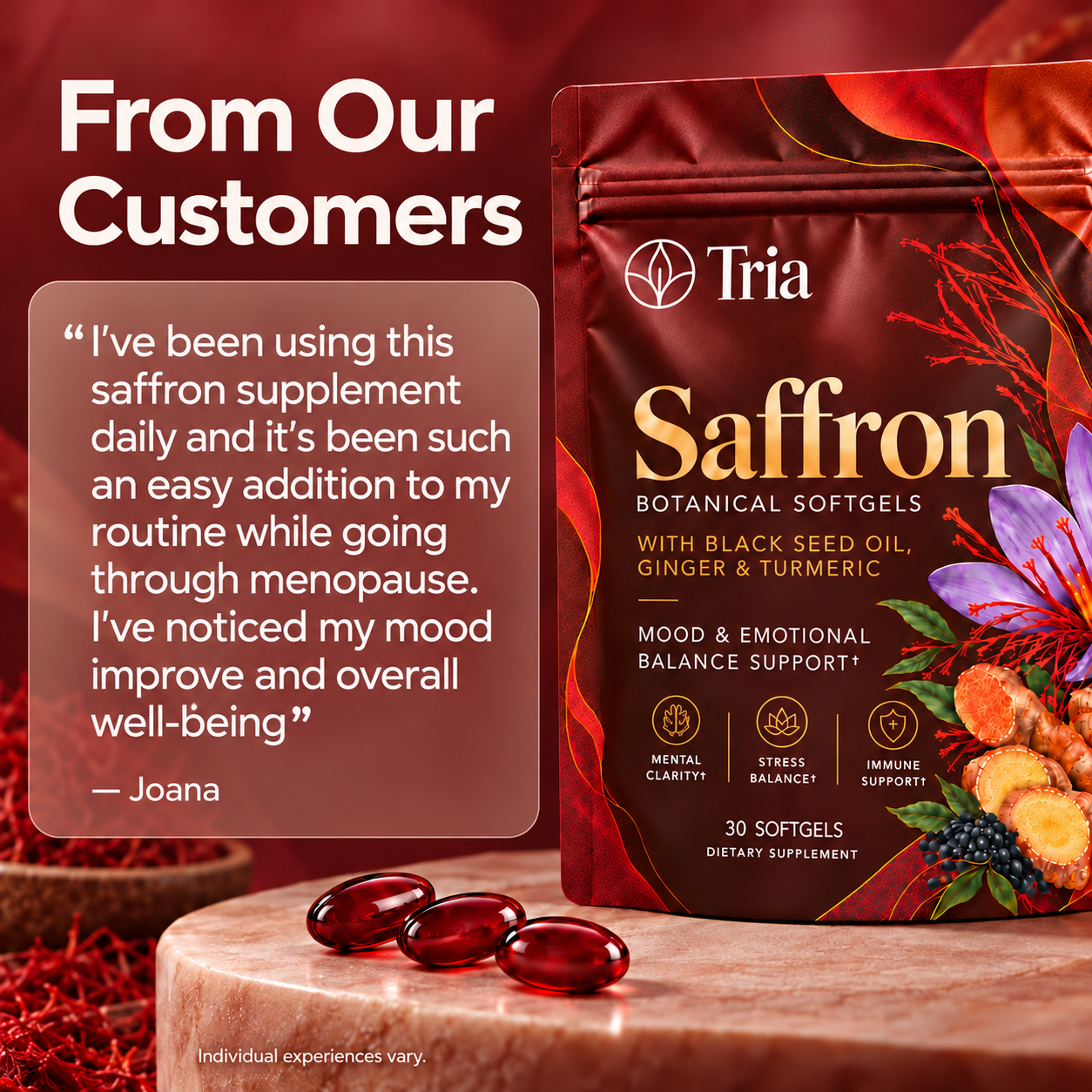 Tria® Saffron Soft Gels