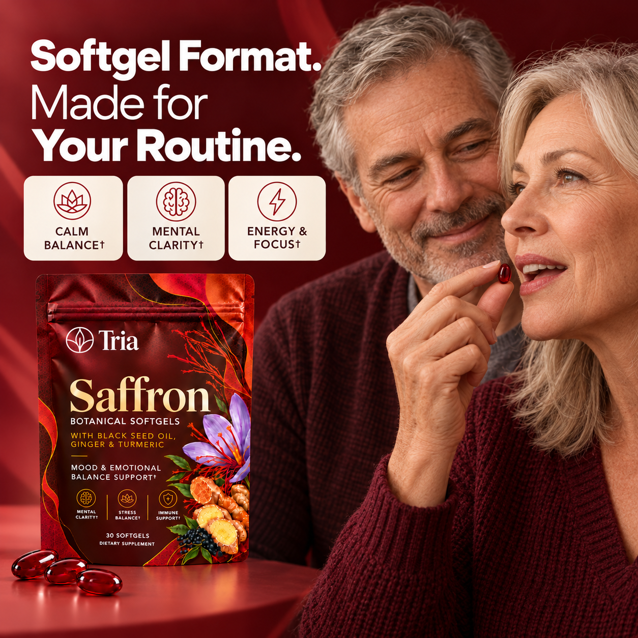 Tria® Saffron Soft Gels